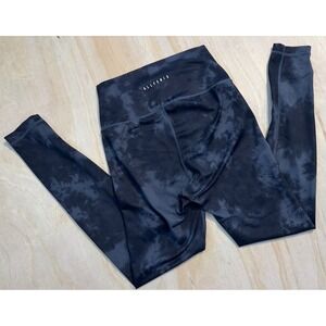 Allfenix Tie Dye Leggings Small High Waisted Boho Athleisure Gymcore Trendy Yoga